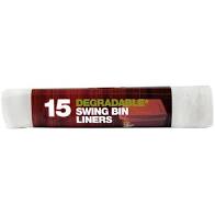 15 Degradable swing bin liners