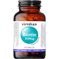 Biotin 2500ug 90 Veg Caps