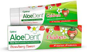 Children's Aloe Vera, Strawberry flavour toothpaste