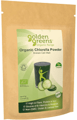 Organic chlorella powder