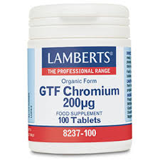 GTF Chromium 200ug (100 tablets)