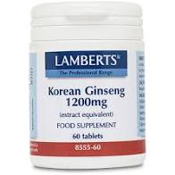 Korean Ginseng 1200mg (60 tablets)