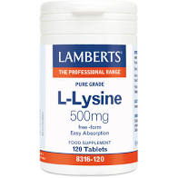 L-Lysine 500mg (120 tablets)