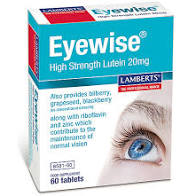 Eyewise High Strength Lutein 20mg (60 tablets)