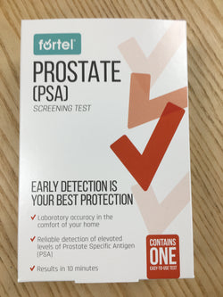 Prostate screening test (PSA)