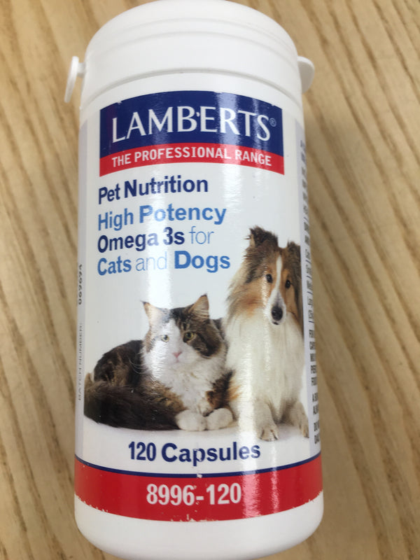 Pet Nutrition, High Potency Omega 3s