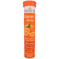 Vitamin C 1000mg Effervescent (Orange Flavour)