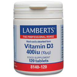 Vitamin D3 400iu (120 tablets)