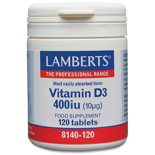 Vitamin D3 400iu (120 tablets)