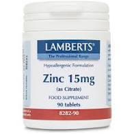 Zinc 15mg (as Citrate) 90 tablets